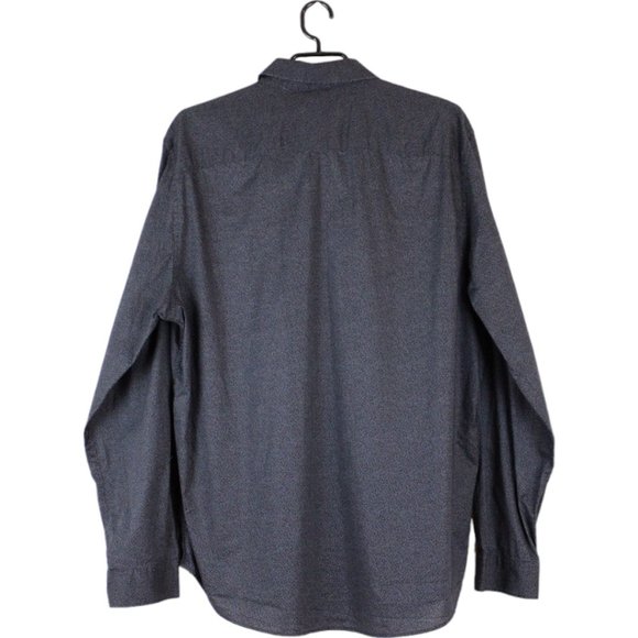 Calvin Klein Men's Button Down Shirt Repeating Pattern Black XL Casual CA283 - Picture 2 of 7